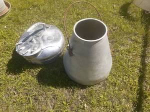 lot 104 image: Vintage Milk Tank & Bucket See Pho...