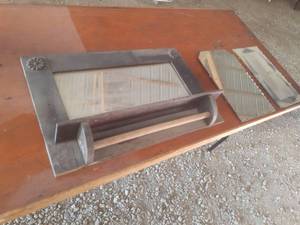 lot 168 image: Vintage Wall Hanging with Mirror, a...
