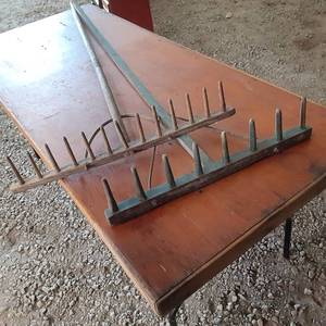 lot 173 image: (2) Vintage Hay Rakes See Photos...