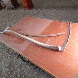 lot 196 image: Vintage Sickle With Spare Blade Se...