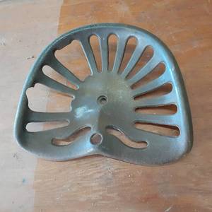lot 216 image: Vintage Tractor Seat...