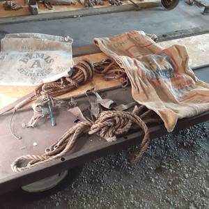 lot 231 image: Sling Ropes, Hand Tools, Seed Bags,...