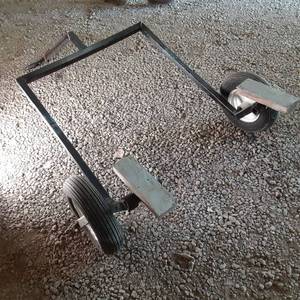 lot 259 image: Snowmobile Cart 35.5 Wide, and Pad...