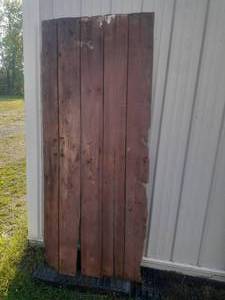lot 266 image: Vintage Barn Door Section 33.25 X ...