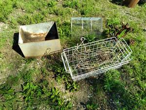 lot 54 image: Vintage Water Tank, Vintage Baskets...