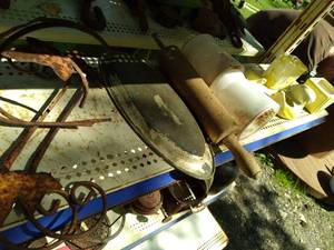 lot 83 image: Vintage Decor, Rolling Pin, Light H...