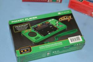 lot 19 image: New Handheld Retro Video Game Lot - My Arcade - Bases Loaded Baseball Galaga & Dig Dug