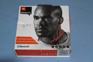 lot 85 image: New - JBL Reflect Fit In-Ear Wireless Bluetooth Headphones with Heart Rate Monitoring