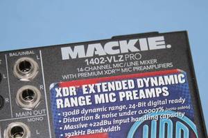 lot 35 image: Mackie 1402-VLZ Pro 14-Channel Pro Audio Mic  Line Mixer