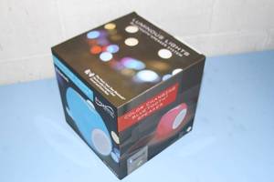 lot 60 image: New in Box - SuperSonic SC1456BT Multi-Colored Changing LED Lights Bluetooth Portable Audio Speaker System