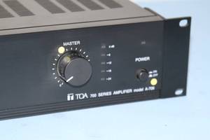 lot 91 image: TOA Electronics A-706 Pro Audio PA Power Amplifier with 6 Line  Microphone Inputs