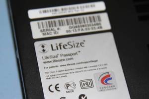 lot 100 image: LifeSize Life Size Passport Video Conferencing System w Pan Tilt Camera Codec Remote Microphone & Cables