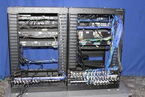 lot 106 image: Middle Atlantic Equipment Racks with Assorted Professional Audio Video & Control Equipment
