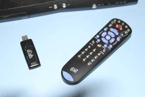 lot 121 image: Dish Network 322 Satellite TV Receiver with Remote Control