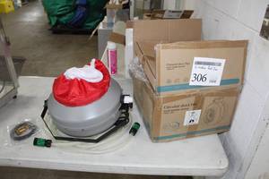 Circular Inline Duct Fan (Plastic)