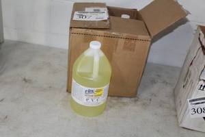 Lot of (3) Fun Attractions Corp PVC Bounce and Tent Cleaner 1-Gallon Plastic Jug