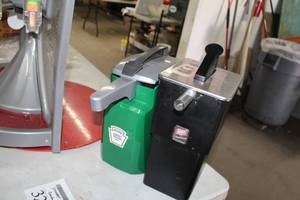 Lot of (2) Commercial Condiment Dispensers