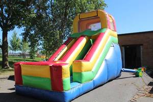 23FT 2-Lane Slide Bouncer