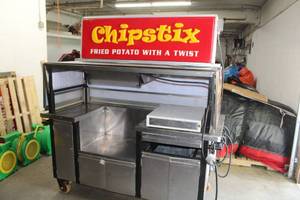 High-quality street food vending cart