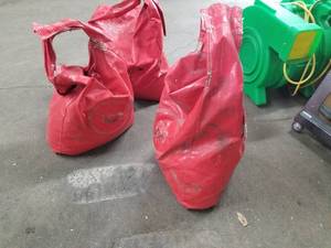 Lot of (3) Bounce House Tie-Down Sand Bags 35-lbs.