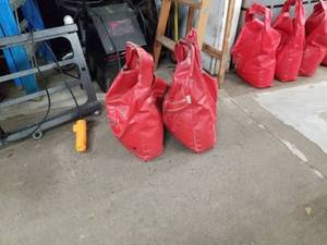 Lot of (2) Bounce House Tie-Down Sand Bags 35-lbs.