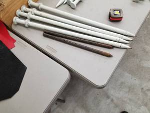 Lot of (6) Bounce House Tie-Down Stakes  - 30 Stakes (x4), 18 Stakes (x2)