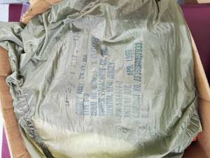 lot 46 image: 1960 28 foot parachute without harness