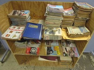 VINTAGE MODEL TRAIN PUBLICATIONS, RAILROAD TIMETABLES, O SCALE NEWS, O GAUGE RAILROADING, MORE