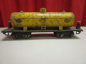 VINTAGE IVES #190 TIN STANDARD TANKER CAR