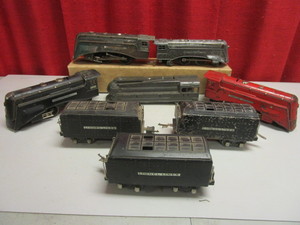 VINTAGE LIONEL O ENGINES, COMMODORE VANDERBILT, TENDERS