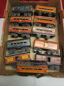 VINTAGE AMERICAN FLYER TIN O TRAIN CARS, PAUL REVERE