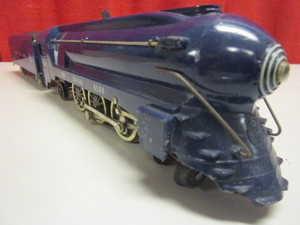 VINTAGE AMERICAN FLYER THE ROYAL BLUE LOCOMOTIVE, TENDER, S SCALE