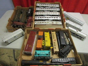ASSTD. VINTAGE O TRAIN CARS, CANADIAN BEAVER RAIL PASSENGER CARS