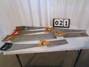 lot 21 image: Hand Saws