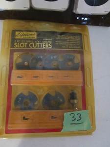 lot 33 image: Lifetime Carbide Slot Cutters