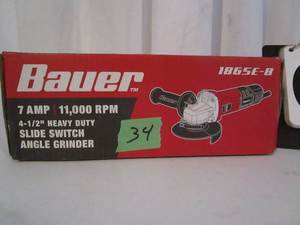 lot 34 image: Bauer 4-12 Angle Grinder