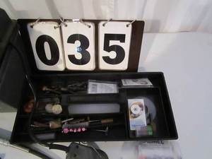lot 35 image: Tool Box wRotary Tool accessories