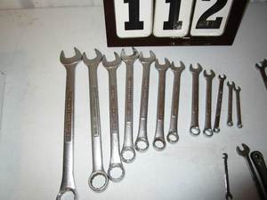 lot 112 image: Craftsman Wrenches - SAE