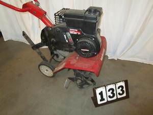 lot 133 image: Yard Machines Tiller