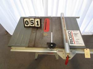 lot 51 image: Rigid 10 Belt Drive Table Saw