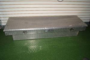 lot 84 image: Tractor Supply Company Diamond Plate Truck Bed Box