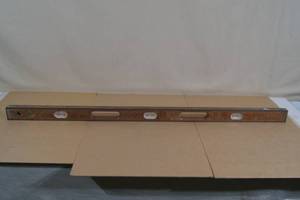 lot 67 image: Vintage Mayes Mahogany and Brass Level - 48