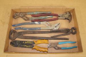 lot 49 image: Assorted Pliers and Tools - Channellocks