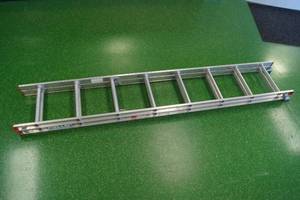 lot 83 image: Keller 16 Foot Aluminum Extension Ladder