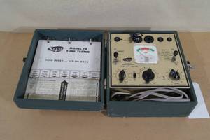 lot 37 image: Antique SECO Model 78 Grid Circuit and Tube Tester