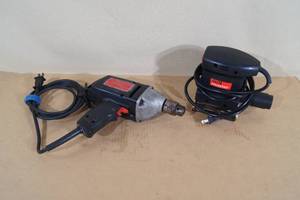 lot 29 image: Corded Sears 38 Drill and Drill Master Sander