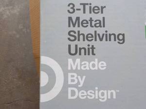 3 Tier Metal Shelving needs assemb...