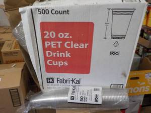 Case of 500 - 20 oz Clear Drinking ...