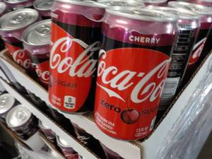 2 - 24 packs Coca Cola Cherry Zero ...