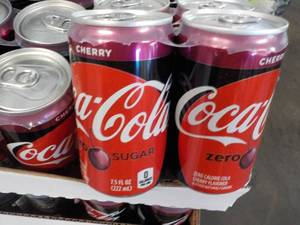 2 - 24 packs Coca Cola Cherry Zero ...